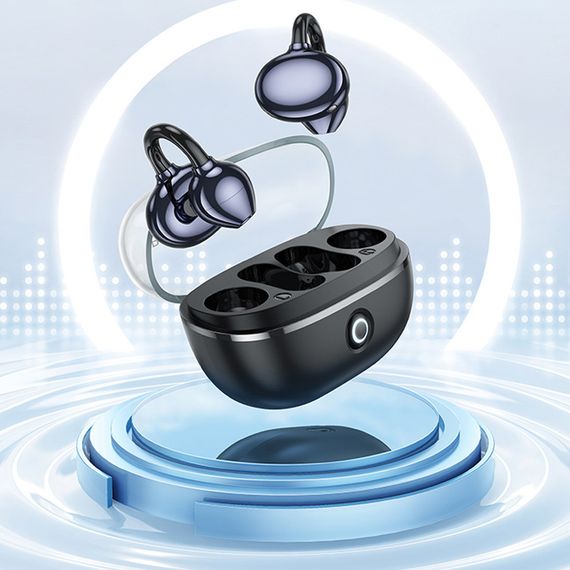 Бездротові TWS навушники BOROFONE FQ5 Spirit clip-on Black | Зображення 3