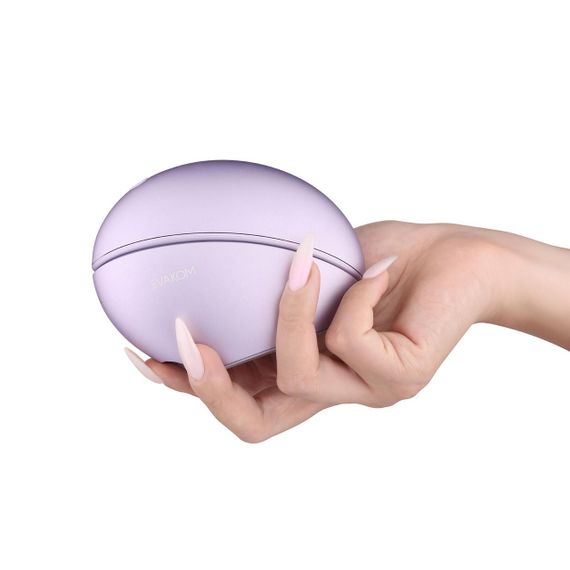 Вакуумний кліторальний стимулятор Svakom Pulse Galaxie Metal Lilac – стимулятор і зоряний проєктор в одному | Зображення 5