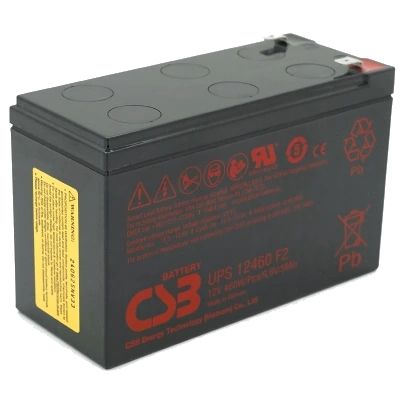 CSB UPS12460F2 9А•ч 12В Свинцево-кислотна акумуляторна батарея