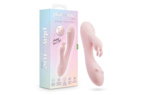 Вібратор-кролик Blush Play with Me для точки G та клітора, рожевий sexstyle