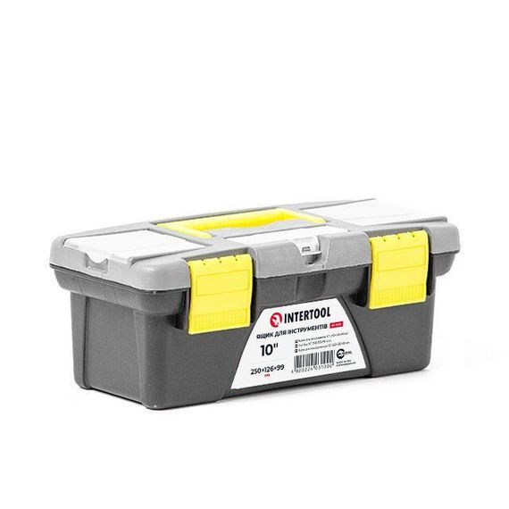 Ящик для інструментів 10" 250*126*99 мм INTERTOOL BX-0310 | Зображення 1