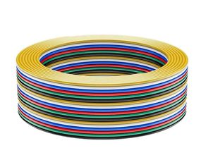 Дріт PROLUM 6Р для RGB CCT стрічки 6x0.2 мм AWG24 UL1007