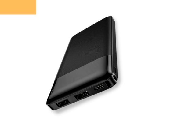 Павербанк зовнішній акумулятор XPRO J72 10000 mAh з індикацією заряджання чорний (32553-01)