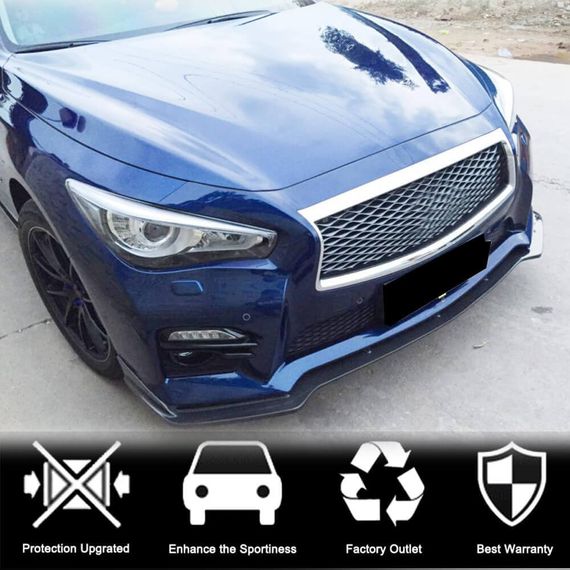 Передний бампер Лип V2 для Q50 Sport 2014-2017 Карбон для Infiniti Q50/Q60 | Зображення 1