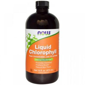 Комплекс для травлення NOW Foods Liquid Chlorophyll 473 ml Natural Mint Flavor