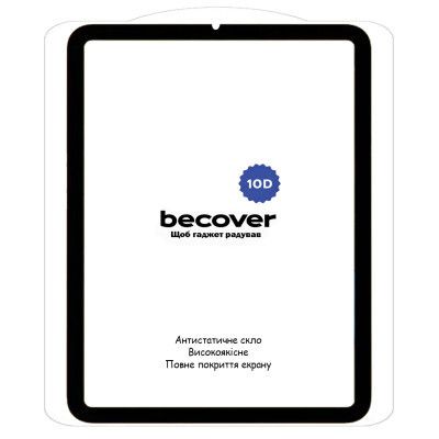 Стекло защитное BeCover 10D Apple iPad Mini 6 2021 Black (710573) | Зображення 1