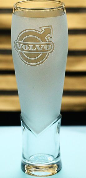 Пивной крафтовый бокал 440 мл с гравировкой Вольво Volvo подарок для автолюбителя кружку для пива | Зображення 2