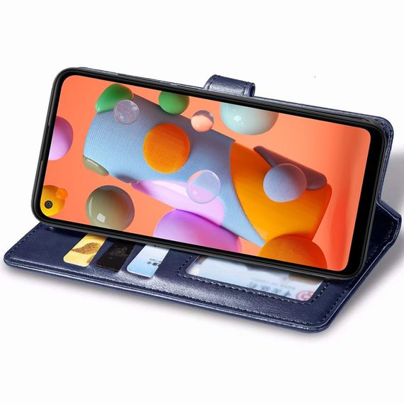 Шкіряний чохол-книжка GETMAN Gallant (PU) для Samsung Galaxy A11 | Зображення 2