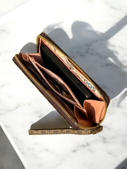 Женский клатч кошелек Primolux Fashion Wallet портмоне - Coffee | Зображення 2