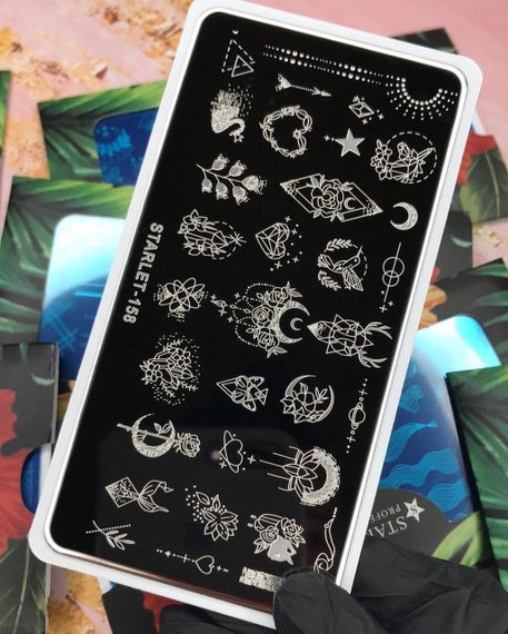 Пластина 158 для стемпинга Starlet Professional (12х6см)