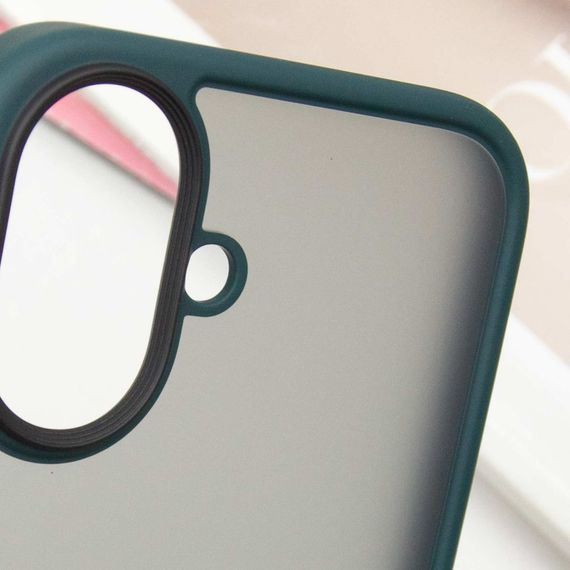 TPU+PC чохол Metal Buttons для Apple iPhone 16 (6.1") | Зображення 4