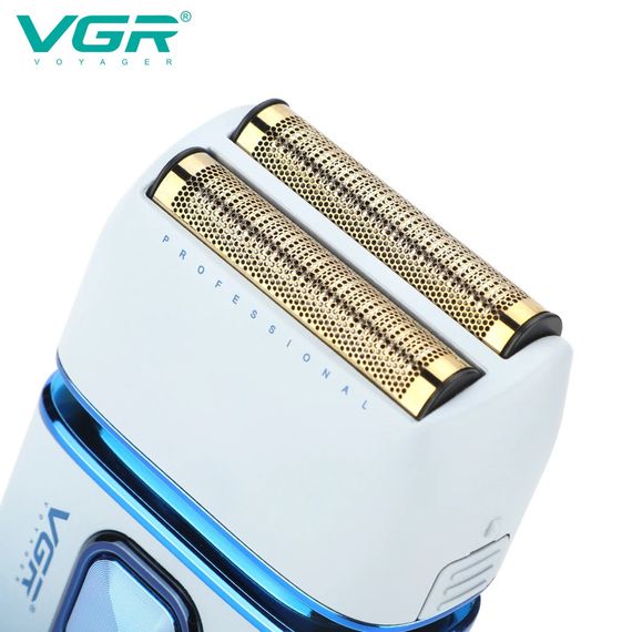 Електробритва VGR V-362 BLUE, подвійне лезо, триммер, IPX6, LED Display (45696-V-362 BLUE_531) | Зображення 5