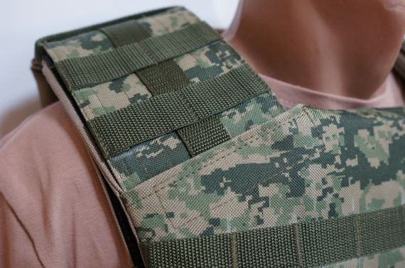 Жилет разгрузка под броне пластины (плиты) Плитоноска Tactic 4profi Нато стиль  Кордура Пиксель | Зображення 3