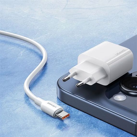 МЗП Usams US-OYXLTZ01 CC226 PD20W + SJ711 60W Type-C to Type-C Yi Series White | Зображення 3