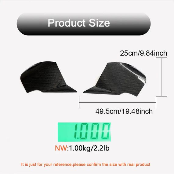 Накладки на спойлер (2021-2024, Карбон) для Zeekr 001 2021- рр | Зображення 4