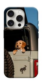 Чохол з картинкою Dog in the car для Apple iPhone 16 Pro (6.3")