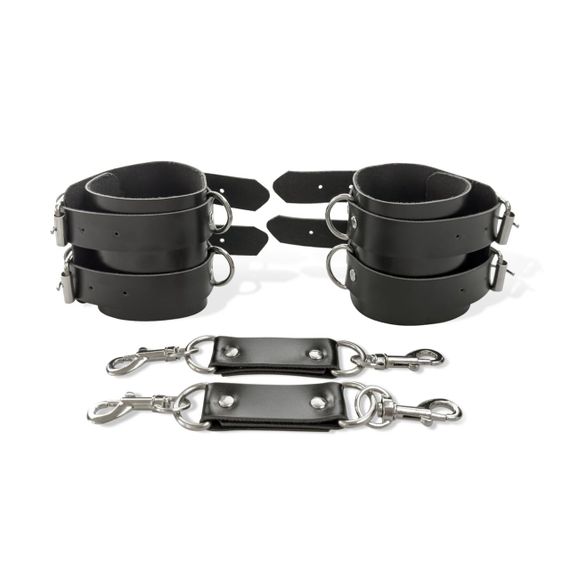 Наручники мужские Art of Sex - Handcuffs Dragons man из экокожи, цвет черный | Зображення 2