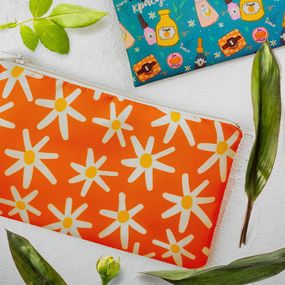 Косметичка женская Ромашки 20х12 см (K_21M027)