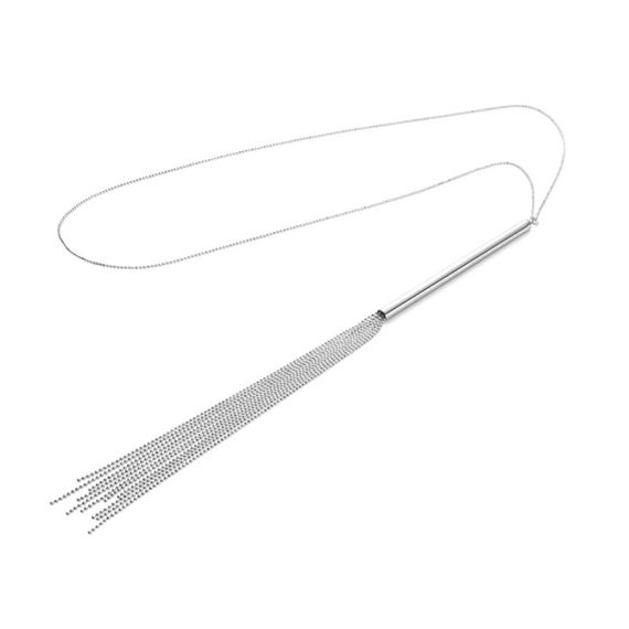 Цепочка плеть на шею Bijoux Indiscrets MAGNIFIQUE Necklace Whip - Gold, украшение для тела Sex Aura