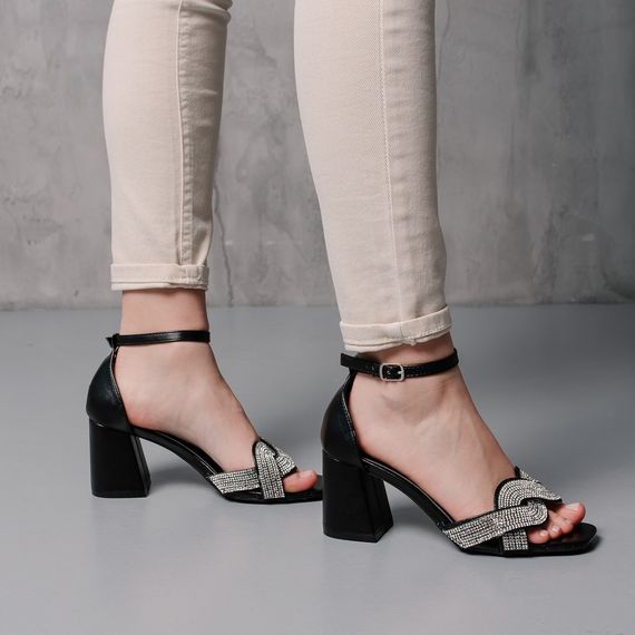 Женские босоножки Fashion Mira 3985 41 размер 26 см Черный | Зображення 2