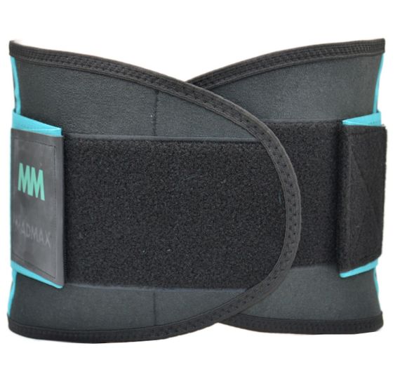 Пояс компресійний MadMax MFA-277 Slimming belt Black/turquoise M | Зображення 2