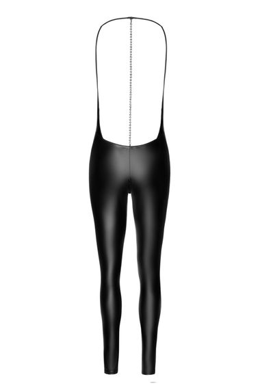 Комбінезон Noir Handmade F306 Mirage catsuit with jewelry rhinestone chain adorning the back - M | Зображення 5