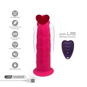 Реалистичный вибратор-массажер для точки G с пультом управления Silexd Model 2 (7") ZM01 розовый sexstyle