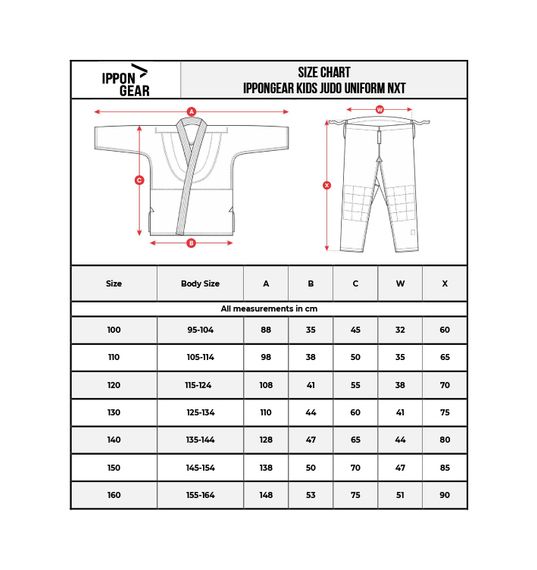 Кiмоно для дзюдо IPPON GEAR, серія NXT, біле, для хлопчиків, розмір 130 | Зображення 7