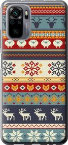 Чехол на Xiaomi Poco M5s Рождественский орнамент "3303u-3117-17620"