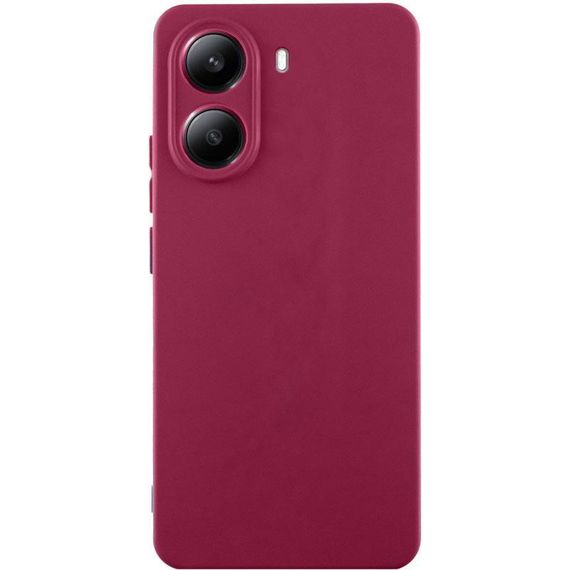 Чохол Silicone Cover Lakshmi Full Camera (AAA) для Motorola Edge 60 / Edge 60 Fusion Бордовий / Plum