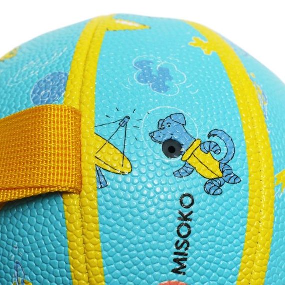 Іграшка для собак Misoko&Co Basketball Ball, 15 см, блакитний | Зображення 2