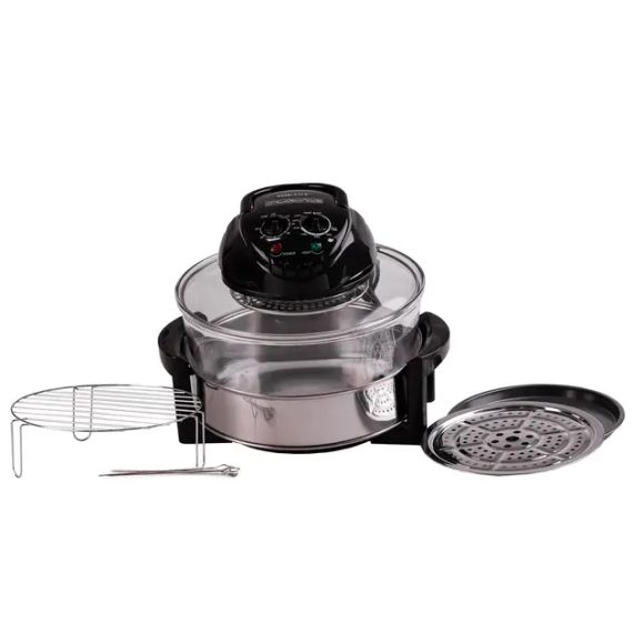 Аерофритюрка 6в1 SOKANY SK-560 електрична аерогриль 13 л 1400 Вт галогенна піч температура до 250 С | Зображення 2