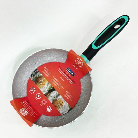 Сковорода Magio MG-1175 з мармуровим антипригарним покриттям 20 см, антипригарна сковорода | Зображення 5