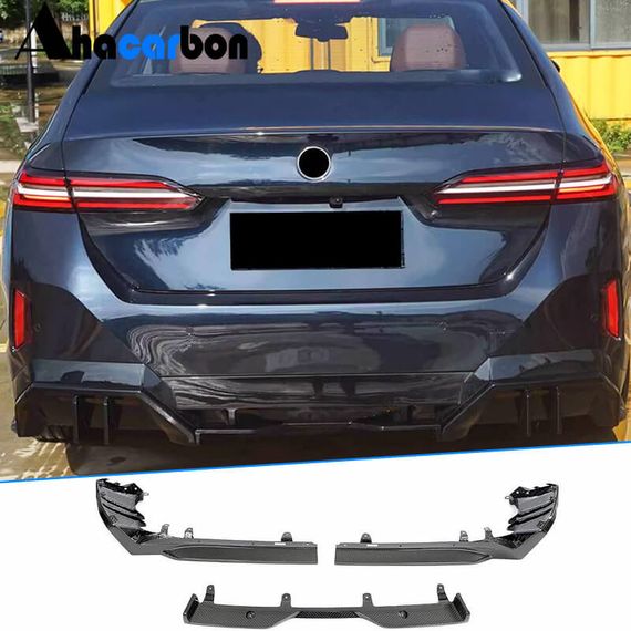 Дифузор заднього бампера (для M-Sport, Карбон) для BMW 5/i5 серія G60/60E/61 2023- рр