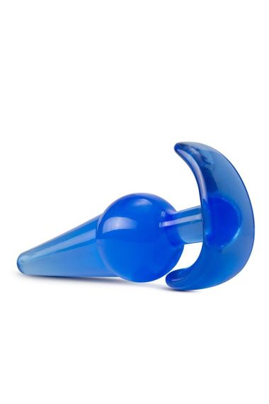 Анальная пробка конической формы со стопером Blush b yours синяя sexstyle | Зображення 3