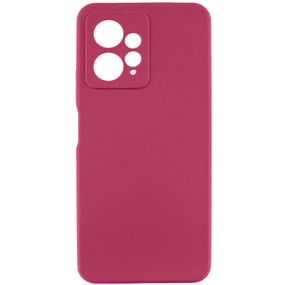 Чехол Silicone Cover Lakshmi Full Camera (AAA) для Xiaomi Redmi Note 12 4G Бордовый / Plum