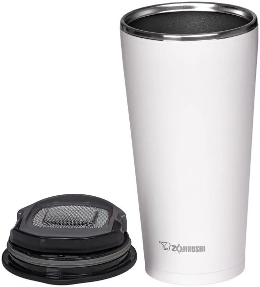 Термокухоль ZOJIRUSHI SX-FSE45WA з ситечком 0.45 л White | Зображення 3