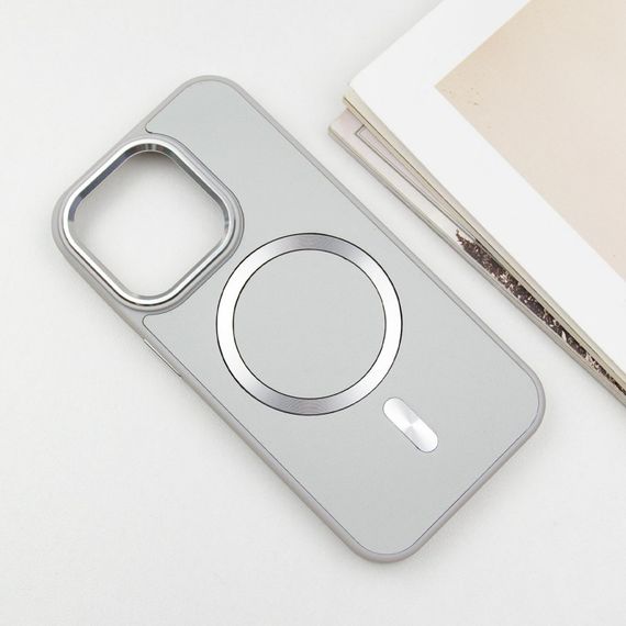Кожаный чехол SnapCase with MagSafe для Apple iPhone 11 Pro Max (6.5") Grey | Зображення 2