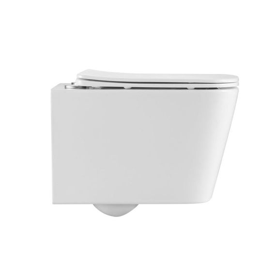 Унітаз підвісний Qtap Crow безободковий з сидінням Soft-close QT05335171W | Зображення 4