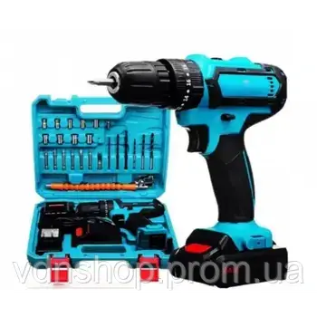 Шуруповерт 24V  з набором інструментів, Акумуляторний шуруповерт