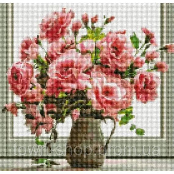 Алмазная мозаика "Аромат букета" AMO7863 40х40 см