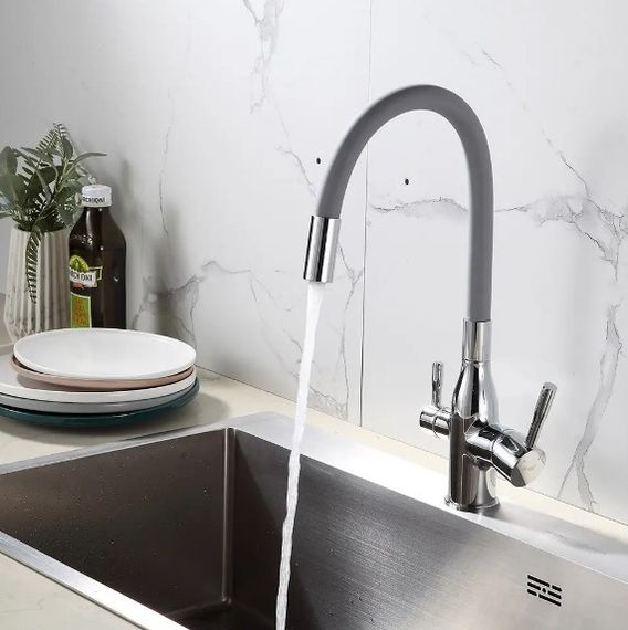 Змішувач для кухні Frap F4396 | Зображення 1