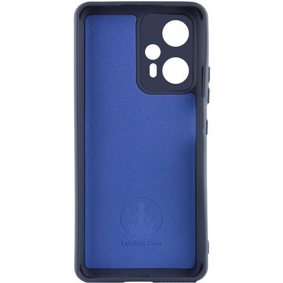 Чехол Silicone Cover Lakshmi Full Camera (A) для Xiaomi Redmi Note 12T Pro Синий / Midnight Blue | Зображення 1