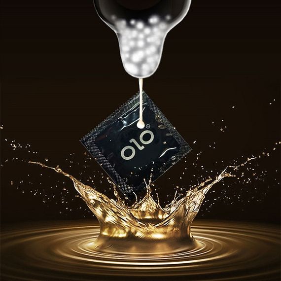 Ароматизовані ультратонкі презервативи з гіалуроновою кислотою та пролонгуючим ефектом OLO - PERFORMA Long-lasting Magic Oil, 10 | Зображення 3