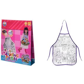 Дитячий набір для творчості "Drawing Apron" Z185-10G, фломастери змиваються водою