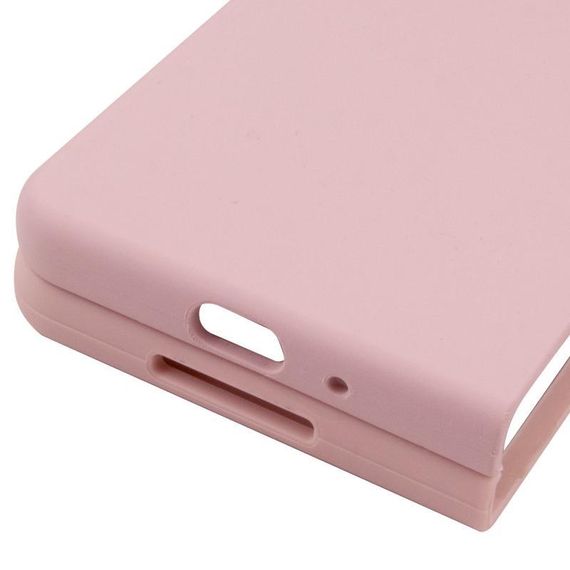 Чохол Foldables Silicone Cover Lakshmi (AAA) для Samsung Galaxy Z Fold4 Білий / White Рожевий / Pink Sand | Зображення 4