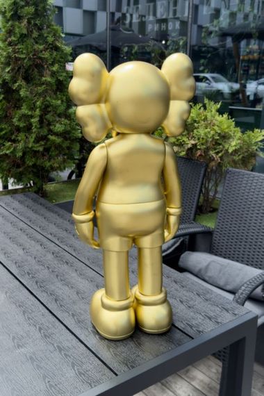 Статуетка Kaws Dissected Companion колекційна фігурка для інтер'єру 70 см золотий kw014 | Зображення 3