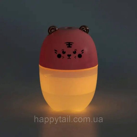 Зволожувач повітря Bear 220ml для дитячої кімнати білий HPBH17201W Розовий | Зображення 3