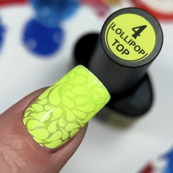 Витражный топ Crooz Lolipop Top №4 (неоновий лимонний) 8мл | Зображення 2
