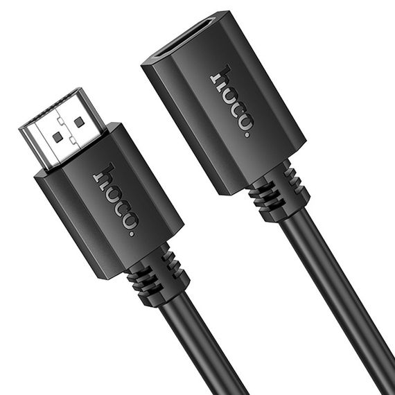 Дата кабель Hoco US13 HDTV male to HDTV female HD extension (1m) Black | Зображення 3